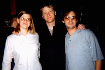 Jess, David, and John on New Years Eve 99/00