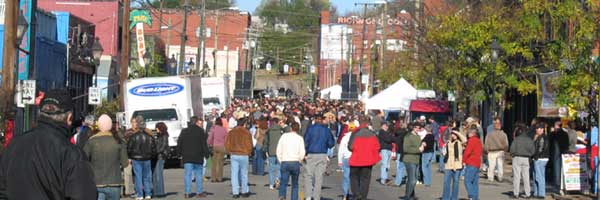 Standing near Main looking towards Broad on 18th Street.